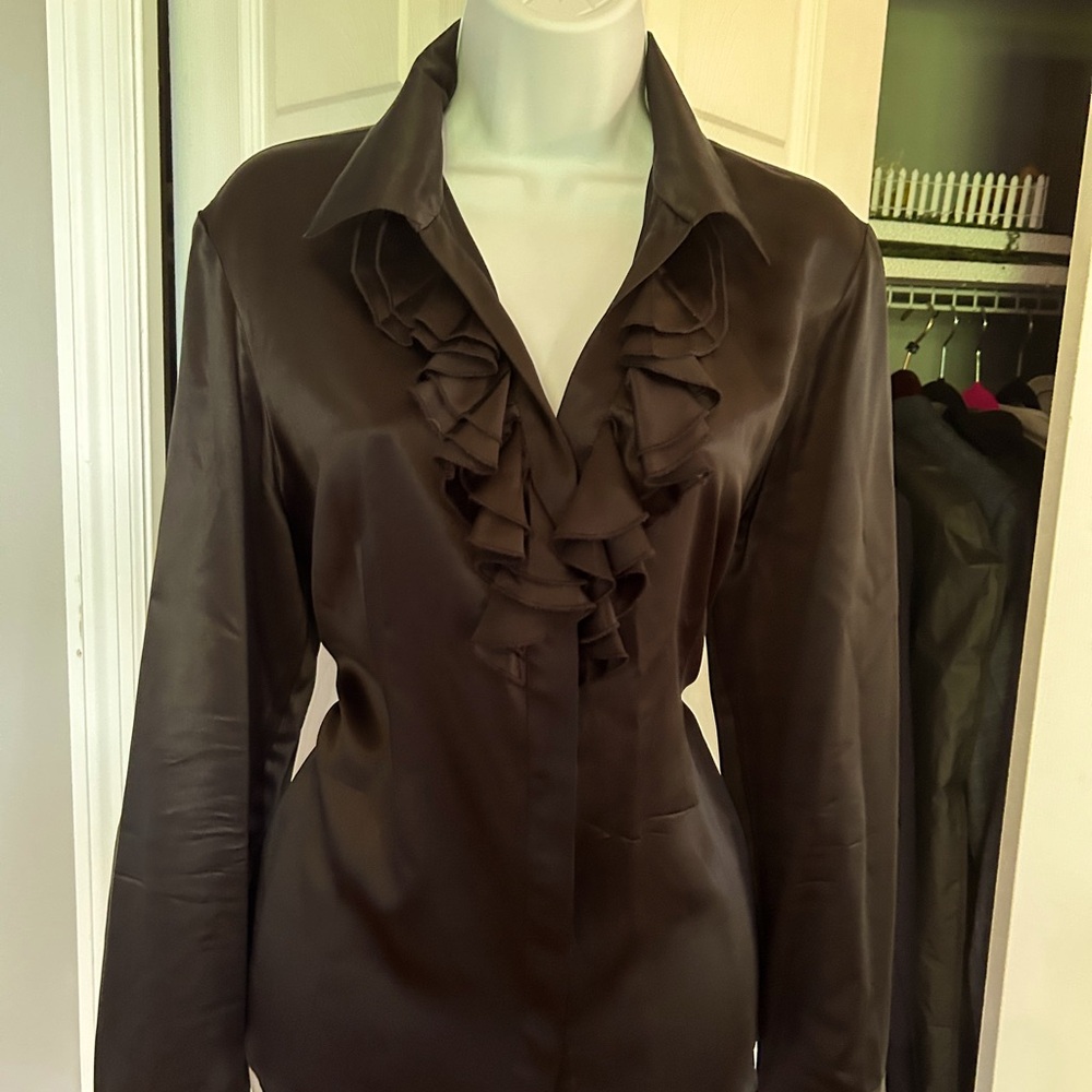 Lafayette 148 100% silk blouse